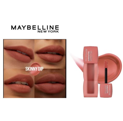 MAYBELLINE NEW YORK - TINTA LABBRA SUPER STAY TEDDY,  15 Skinny Dip
