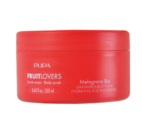 PUPA FRUIT LOVERS SCRUB CORPO MELOGRANO 250 ML PUPA FRUIT LOVERS SCRUB CORPO MELOGRANO 250 ML