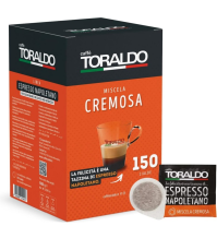 CAFFÈ TORALDO - BOX CIALDE MISCELA CREMOSA 150 CIALDE 
