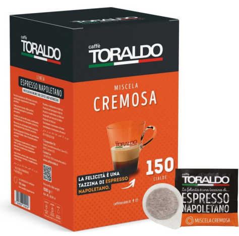 CAFFÈ TORALDO - BOX CIALDE MISCELA CREMOSA 150 CIALDE 