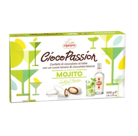 CRISPO CIOCOPASSION CONFETTI GUSTO MOJITO CON CIOCCOLATO LATTE E BIANCO - 1KG
