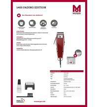 Moser ProfiLine 1400 Fading Edition, bordeaux