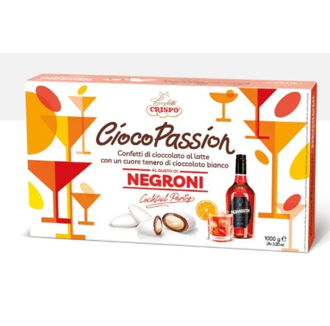 CRISPO CIOCOPASSION CONFETTI GUSTO NEGRONI  CON CIOCCOLATO LATTE E BIANCO - 1KG