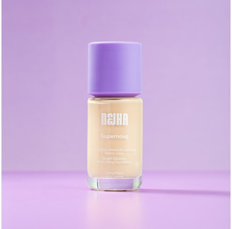 NEJHA - SUPERNOVA FONDOTINTA IDRATANTE LUMINOSO EFFETTO GLOW , C01 Porcelain