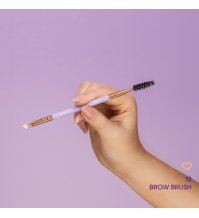NEJHA - PENNELLO PROFESSIONALE MAKE-UP SOPRACCIGLIA 2IN1 ,  Brow Brush 12 