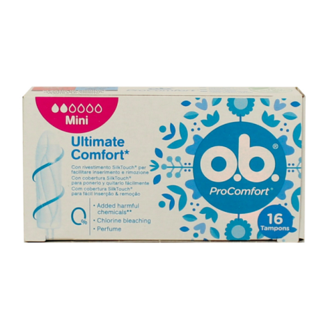 O.B. PROCOMFORT MINI 16 PZ ASSORBENTI INTERNI