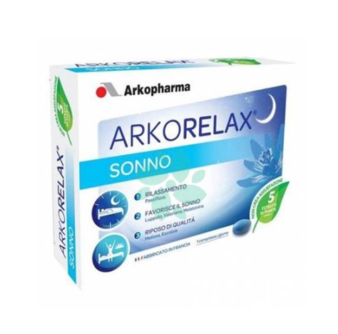ARKOFARM SRL ARKORELAX SONNO 30 Compresse Integratore Rilassante 
