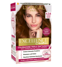 L'OREAL EXCELLENCE CREME N. 4.54 MOGANO RAMATO