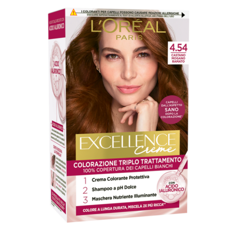 L'OREAL EXCELLENCE CREME N. 4.54 MOGANO RAMATO