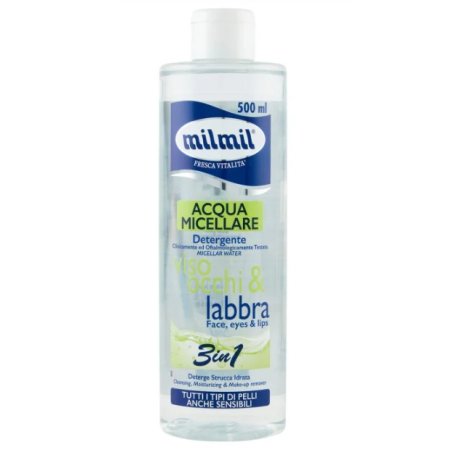 MIL MIL - ACQUA MICELLARE CON ACQUA DI ROSA E CAMOMILLA