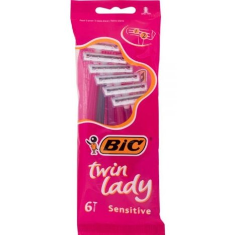 BIC TWIN LADY 6 PEZZI 