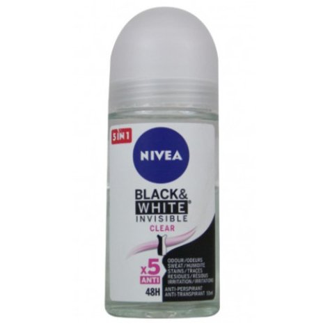 NIVEA - DEODORANTE ROLL ON BLACK & WHITE INVISIBLE CLEAR