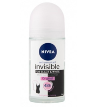 NIVEA - DEODORANTE ROLL ON INVISIBLE FOR BLACK AND WHITE