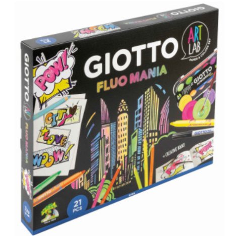 GIOTTO, ART LAB - FLUO MANIA GIOTTO, ART LAB - FLUO MANIA