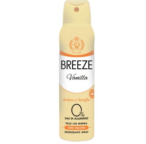 BREEZE - DEODORANTE SPRAY AMBRA E VANIGLIA