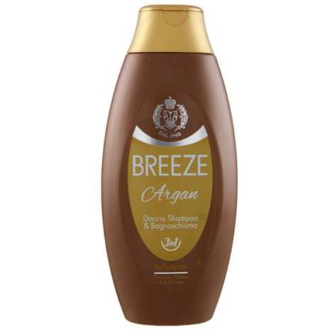 BREEZE - DOCCIA SHAMPOO E BAGNOSCHIUMA ALL'ARGAN