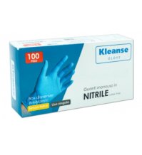 GUANTI IN NITRILE BLU TAGLIA S
