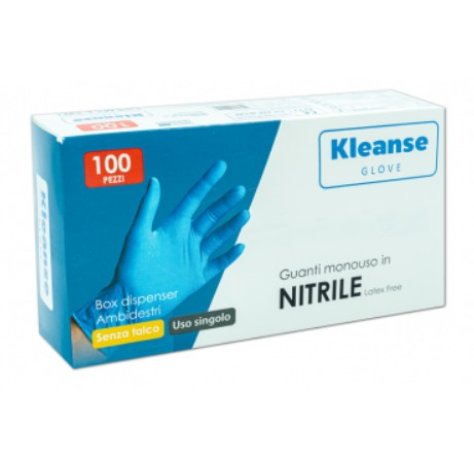 GUANTI IN NITRILE BLU TAGLIA S