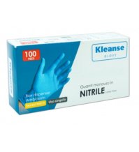 GUANTI IN NITRILE BLU TAGLIA L