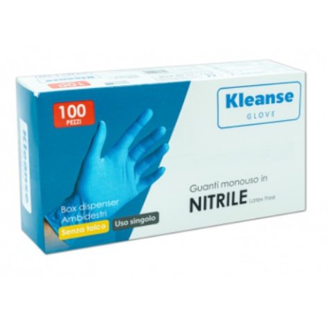 GUANTI IN NITRILE BLU TAGLIA L