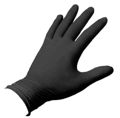 GUANTI IN NITRILE NERI TAGLIA XL
