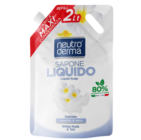NEUTRODERMA - BUSTA RICARICA SAPONE LIQUIDO MUSCHIO E TALCO