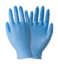 GUANTI IN NITRILE BLU TAGLIA M