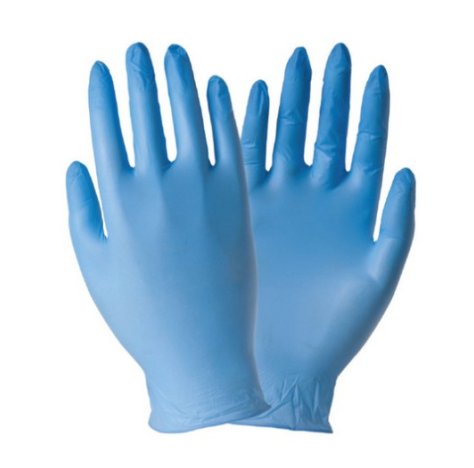 GUANTI IN NITRILE BLU TAGLIA M