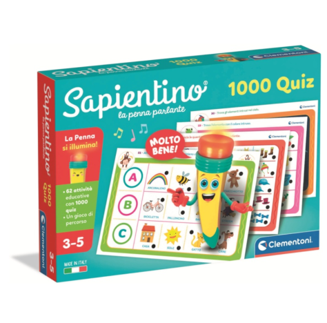 CLEMENTONI - SAPIENTINO, LA PENNA PARLANTE 1000 GIOCHI