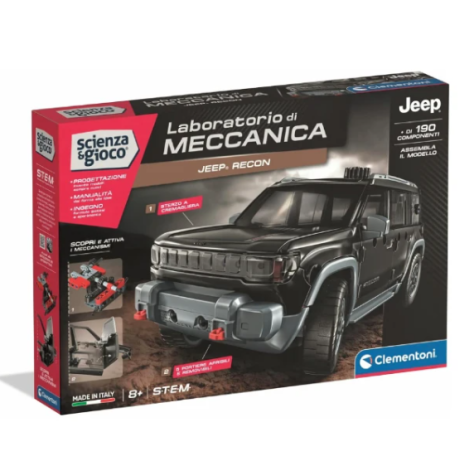 CLEMENTONI SCIENZA E GIOCO - LABORATORIO DI MECCANICA JEEP RECON