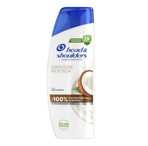 HEAD & SHOULDERS - SHAMPOO ANTIFORFORA IDRATAZIONE PROFONDA CON OLIO DI COCCO