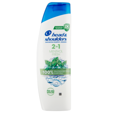 HEAD & SHOULDERS - SHAMPOO ANTIFORFORA 2 IN 1 AL MENTOLO HEAD & SHOULDERS - SHAMPOO ANTIFORFORA 2 IN 1 AL MENTOLO