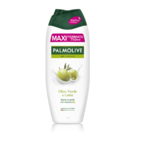 PALMOLIVE - BAGNODOCCIA ALL'OLIVA VERDE E LATTE PALMOLIVE - BAGNODOCCIA ALL'OLIVA VERDE E LATTE