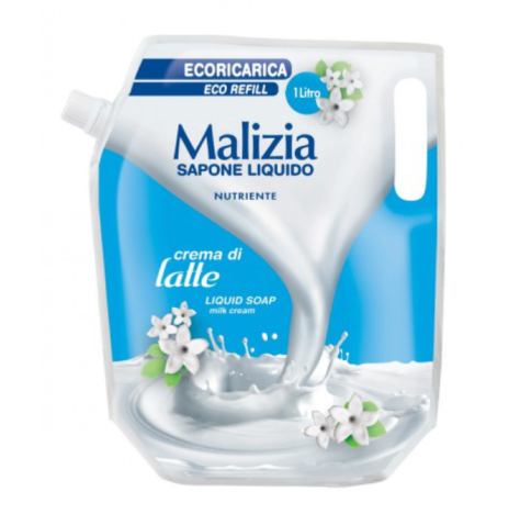 MALIZIA - RICARICA BUSTA SAPONE LIQUIDO CREMA DI LATTE