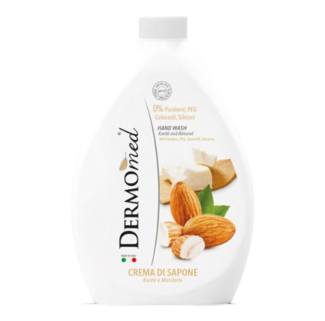DERMOMED - SAPONE LIQUIDO RICARICA KARITE' E MANDORLA DERMOMED - SAPONE LIQUIDO RICARICA KARITE' E MANDORLA