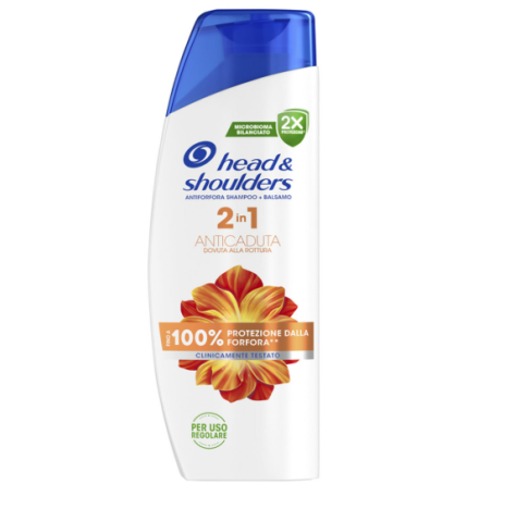 HEAD & SHOULDERS - SHAMPOO ANTICADUTA 2 IN 1 DOVUTA ALLA ROTTURA HEAD & SHOULDERS - SHAMPOO ANTICADUTA 2 IN 1 DOVUTA ALLA ROTTURA