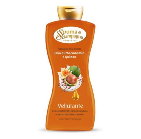 SPUMA DI SCIAMPAGNA - BAGNODOCCIA CREMA OLIO DI MACADAMIA E QUINOA