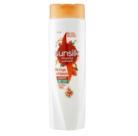SUNSILK - SHAMPOO ALL'OLIO DI ARGAN E MANDORLE