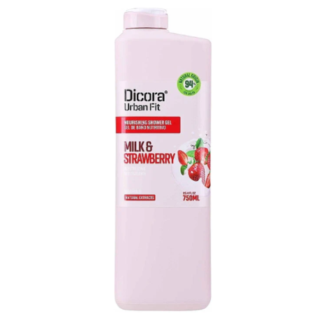 DICORA - GEL DA BAGNO LATTE E FRAGOLA DICORA - GEL DA BAGNO LATTE E FRAGOLA