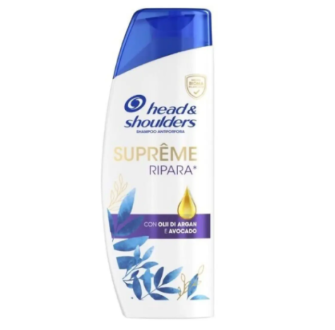 HEAD & SHOULDERS - SHAMPOO SUPREME RIPARA CON OLI DI ARGAN E AVOCADO