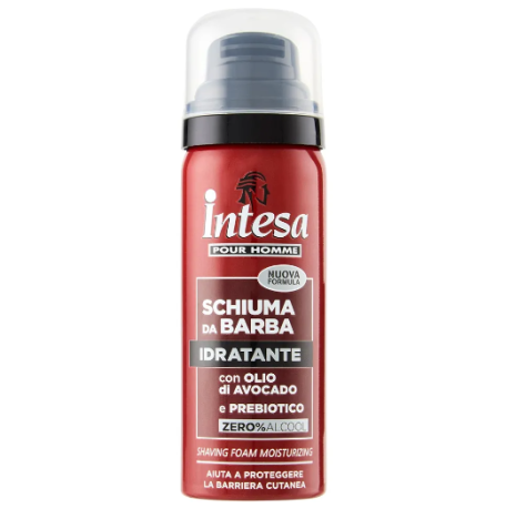 INTESA - SCHIUMA DA BARBA CON OLIO DI AVOCADO E PREBIOTICO