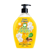 PURO AMORE - CREMA DI SAPONE CON OLIO DI ARGAN E CAMELIA