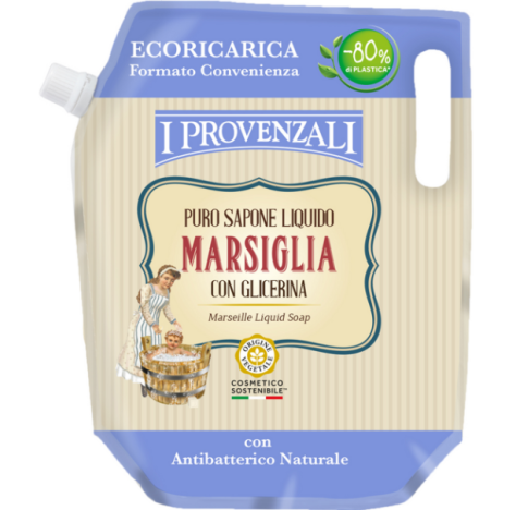 I PROVENZALI - RICARICA SAPONE LIQUIDO MARSIGLIA I PROVENZALI - RICARICA SAPONE LIQUIDO MARSIGLIA