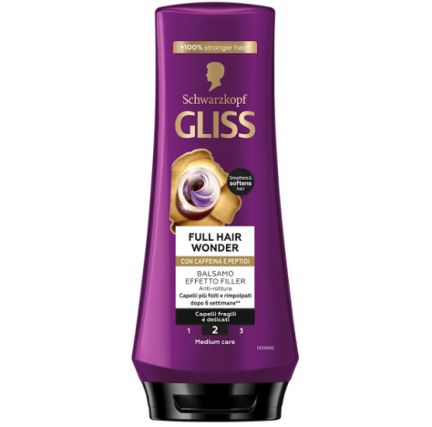 SCHWARZKOPF, GLISS - BALSAMO FULL HAIR WONDER SCHWARZKOPF, GLISS - BALSAMO FULL HAIR WONDER