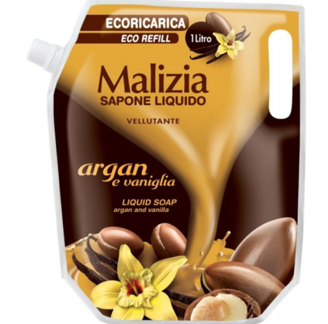 MALIZIA - RICARICA SAPONE LIQUIDO ARGAN E VANIGLIA MALIZIA - RICARICA SAPONE LIQUIDO ARGAN E VANIGLIA