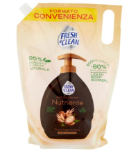 FRESH & CLEAN - RICARICA SAPONE LIQUIDO NUTRIENTE ALL'OLIO DI MANDORLE