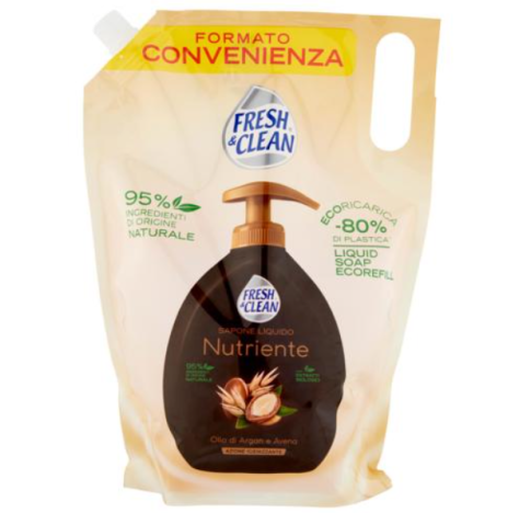 FRESH & CLEAN - RICARICA SAPONE LIQUIDO NUTRIENTE ALL'OLIO DI MANDORLE