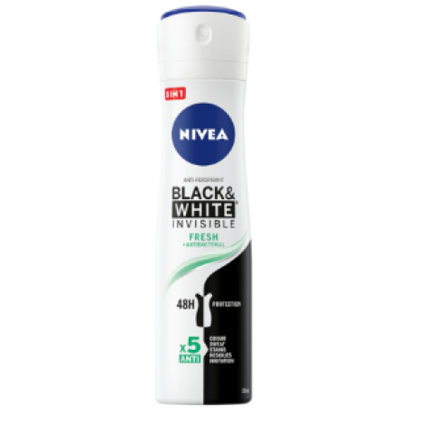NIVEA - DEODORANTE SPRAY BLACK & WHITE INVISIBLE FRESH