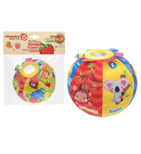 GLOBO Palla Soffice Animali Cm13