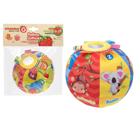 GLOBO Palla Soffice Animali Cm13